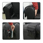 CM Sofa Armrest Organizer Couch Arm Chair Caddy Sofa Covers Remote Control Holder Magazine Notebook Storage Bag with 5 Pockets for Home Office Recliners Storage