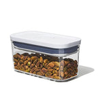 OXO Good Grips POP Container - Slim Rectangle Mini 0.4 Qt - color: White, size: 0.4 Qt - Rectangle