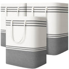 3 Pack Large Laundry Baskets, Laundry Hampers, Freestanding Waterproof Collapsible Clothes Bag with Extended & Reinforced Handles - Clothes Basket for Dorm, Bathroom, Home (100L) - size: 3 x 100L