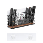 Remote Control Holder, 7-Slot TV Remote Holder Wall Mount, Universal Remote Caddy Large Size Design for Wall Table Living Room Bedroom, Black - color: Black-7 Slot