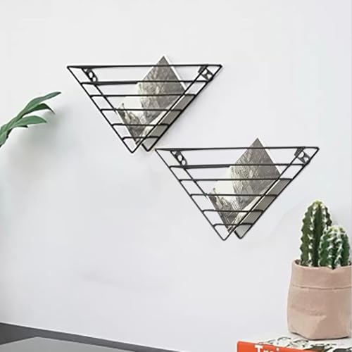 CROISSANT Wall Mounted File Organizer,Metal Magazine Basket, Wall Mounted Magazine Rack, Suitable for Hanging File Folders for Office Living Room(Black, 1 Pack) - color: Black, size: 1 Pack