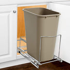 LYNK PROFESSIONAL® Pull-Out Trash Can Drawer – Sliding Organizer for Kitchen Cabinet or Under-Sink Use – Heavy Duty Storage Rack (Bin Not Included) - size: 10 inch wide x 20 inch deep
