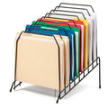 Officemate Large Incline 8 Compartment Wire Caddy, Black, 8.5 x 10.375 x 12.625 Inches - size: Pack of 1, style: Pack of 1