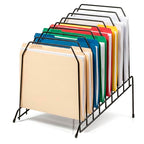 Officemate Large Incline 8 Compartment Wire Caddy, Black, 8.5 x 10.375 x 12.625 Inches - size: Pack of 1, style: Pack of 1