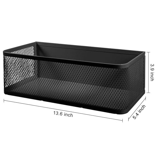Picowe Magnetic Laundry Organizer, Extra Large Magnet Basket for Laundry Room,16.5lb Capacity Magnetic Shelf for Washer /Dryer, Fridge & Small Spaces (XL, Black) - color: Black, size: XL (13.8*5.1*3.9in)
