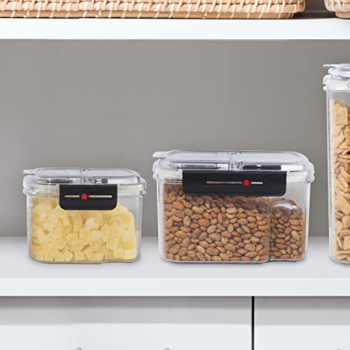 Oggi Easi Grip 23oz Moisture Proof Storage Container, Ultra Clear BPA-Free Sealable Canister, Flip Open Pouring Lid, Date Reminder Slider on Clip, Ideal Kitchen and Pantry Storage (23oz / 0.68lt) - size: 23 fl oz