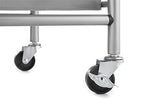 Whitmor 3 Section Rolling Laundry Sorter with Folding Station - Ironing Board, Chrome / Gray - size: 3 Section lroning Board，Grey