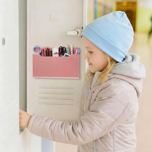 Fuutreo 6 Pcs Magnetic Wall File Organizer Magnetic Wall File Holder Refrigerator Magazine Holder for Mail Letters Paper(Vintage Boho,Horizontal-large) - color: Vintage Boho, size: Horizontal-Large