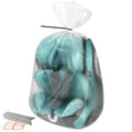 Storage Standard Large Clear Plastic Bags for Storage 6-Pack - Waterproof Extra Large Plastic Bags with Zip Ties, Heavy-Duty Cover for Pillows, Comforters, Chair Cushions & Textiles - 36 x 50 Inches - size: 36'' x 50’'