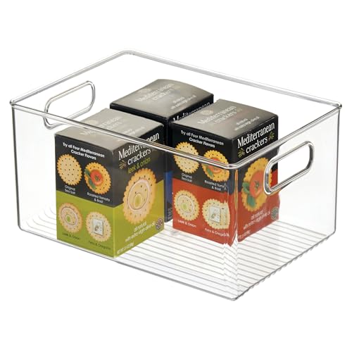 iDesign Recycled Plastic Pantry Storage Bin – Linus Collection - Clear - style: Pack of 1