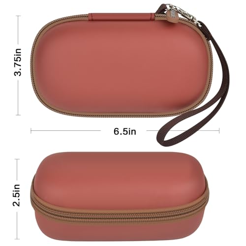Portable 2 in 1 Contact Lens Case and Glasses Case, Traveling Contact Cases Bag Box Holder with Soak Storage Kit Included Built-in Mirror, Tweezer, Contact Lens Solution Bottle and Hand Strap-Brown - color: Brown