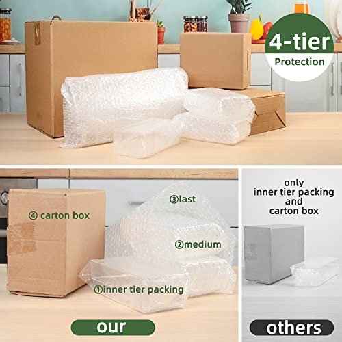 LotFancy Clear Drawer Organizers, 12” x 3” x 2”, Set of 3, Drawer Organizer Trays for Desk, Plastic Storage Bins for Bathroom, Makeup, Utensils, Stackable - size: 12x3x2''