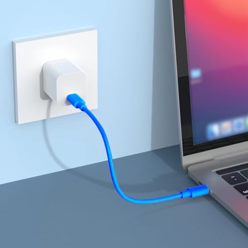 Multi-Functional Cable Storage Box with Charging Cables and SIM Card Holder, Compact Organizer for Travel and Office Use, Blue - color: Blue