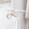 FIRJOY 12" Valet Rod for Closet Pull Out (1 Pack, White) - color: White, size: 1 Pack