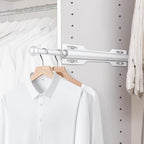 FIRJOY 12" Valet Rod for Closet Pull Out (1 Pack, White) - color: White, size: 1 Pack