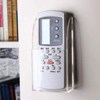 APSOONSELL Remote Control Holder Organizer Wall Mount Acrylic Tidy for Air Conditioner, TV Box, Stereo, 1 Slot - style: 1 Compartment