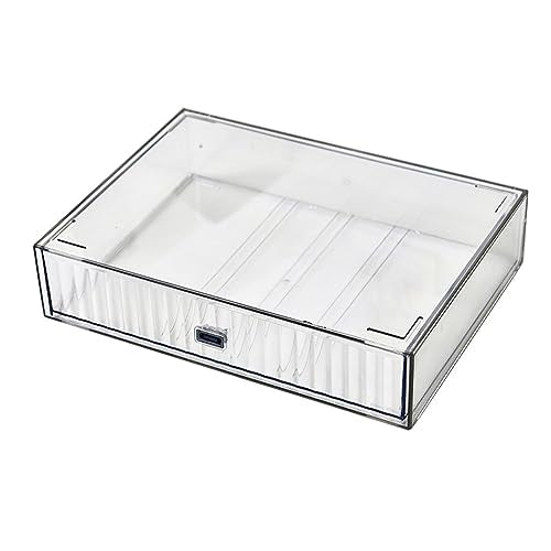 Desk Drawer Organizer, Stackable Office Supplies Desk Organizer, Plastic Plastic Storage Drawer, Desk Grocery Organizer For Stationery/Office Supplies (Clear, 1 Compartment) - color: Clear, size: 1drawers