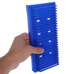Hemobllo Microscope Slide Holder Plastic Rack for Laboratory Sample Storage with Multi-Layer Design Quick Drying Slide Drying Stand Drainage Shelf