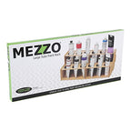 HG Art Concepts Mezzo Artist Paint & Brush Rack - Wood Grain Laminate Multi Layer Desk Stand Professional Storage Display Organizer for paintbrushes and Large Tubes