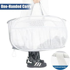 Collapsible Laundry Baskets, Upgrade Pop Up Laundry Hamper with Convenient Bags, Foldable Laundry Basket Mesh Light Weight, Easy to Carry Clothes Hampers for Laundry, Dorm, Toys, Travel 4 Pack - color: Black+Grey+Green+Beige