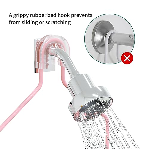 TreeLen Shower Caddy Pink, Large Shower Racks for Inside Shower, Pink Bathroom Organizer, Gift for Girlfriend - color: B-Pink