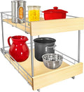 LYNK PROFESSIONAL® SELECT™ Pull Out Cabinet Organizer - 14" x 21" - Slide Out Cabinet Organizer for Kitchens - Sliding Shelves - Pull Out Drawer, Pots and Pans Storage - Lifetime Ltd Warranty - 2 Tier - size: 14" W x 21" D - 2 Tier