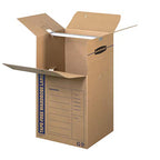 Bankers Box Tall Wardrobe Box 3 Pack, Tape-Free Design, 24" x 24"x 40"(7710501) - style: Tape-Free Large