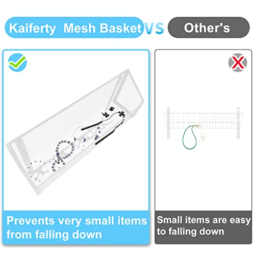 Kaiferty Over The Door Hooks Organizer, Coat Rack Over The Door Storage Hanger Towel Rack, Back of Door Storage Organizer for Bathroom,Bedroom,Kitchen,Office (White, 2-Tier) - color: White, size: 2-Tier