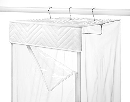 Whitmor Hanging Garment Bag - Closet Organizer - color: Transparent