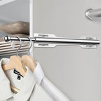FIRJOY 12" Valet Rod for Closet Pull Out (2 Pack, Chrome) - color: Chrome, size: 2 Pack