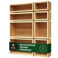 ROYAL CRAFT WOOD Bamboo Jewelry Organizer Box & Chests Set - Versatile Storage Solution for Makeup, Jewelry, and Bathroom Essentials (8 Boxes)
