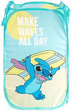 Jay Franco Disney Lilo & Stitch Make Waves Pop Up Hamper - Mesh Laundry Basket/Bag with Durable Handles (Official Disney Product) - color: Lilo & Stitch
