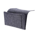 Gavigain Luxurious Grey Armrest Organizer, Caddy for Sofa, Couch, Chair Armrest, Remote Control, Cell Phone, Book, Magazine, Glasses, Snacks