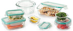 OXO Glass Food Storage Container, Rectangle, 1.6 Cup | Smart Seal | Leakproof | Pack of 2 - size: 1.6 Cup (Pack of 2), style: Glass