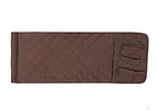 IPENNY Couch Sofa Armrest Organiser Chair TV Remote Holder Bed Storage Pocket Bag for Cellphone Tablet Notepad Book Magazines DVD Eyewears Drinker Snacks Holder Pouch - color: Coffee (5 pockets)