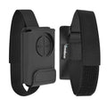 Homakover Garage Door Opener Holder for Visor, Carrying Case for Chamberlain LiftMaster Garage/Gate Door Opener Remote, Adjustable Visor Bag Gate Clicker Holder (Black-Chamberlain KLIK5U-BK2 Garage) - size: 3.31 x 2.05 inches