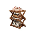 Shoe Rack - Foldable Vertical Shoe Rack for Entryway,Durable and Easy to Assemble,Applicable to Home Entrance, Closet and Bedroom (Tawny-3 Layers) - color: Tawny-3 Layers