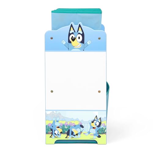 Delta Children - Bluey Design & Store 6 Bin Toy Storage Organizer - Greenguard Gold Certified, Blue - color: Bluey