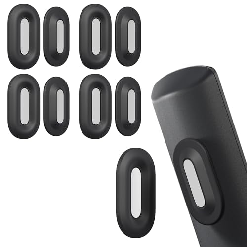 Nearockle Magnetic Remote Control Holder Wall Mount, 2025 Upgraded Smaller & Stronger Magnetic Silicone Remote Control Organizer TV Remote Charger Holder Caddy Back of TV (Black-4 Pack) - color: Black, size: 4 Pack