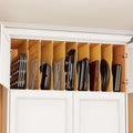 SpaceAid 8 Pack Tray Dividers for Cabinets, Bamboo Kitchen Cookie Baking Sheet Organizer for Cabinet, Vertical Pan and Trays Organizers for Pantry Storage - size: 8 Pack (23.5"D x 23.7"H)