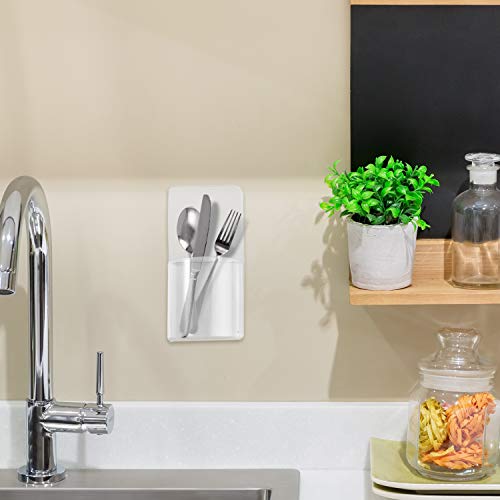 6 Pieces Acrylic Remote Control Holder Transparent Wall Mount Organizer Clear Acrylic Media Storage Box