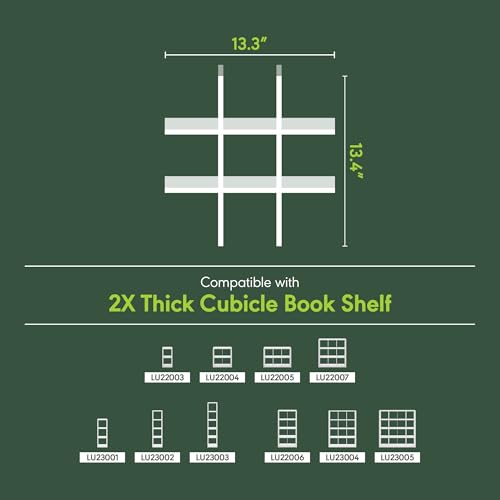 Furinno Cubicle Cube Insert, 9-Compartment Cube Organizer, Fits into Furinno Extra Thick Cubes, for Organizers and Storage, White (Does not fit IKEA Kallax Shelving) - color: White, size: 9-Compartment Insert