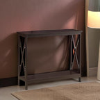 Convenience Concepts Oxford Console Table 39.5" - Sofa Table with Storage Shelf, Transitional Entryway Hall Table for Living Room and Bedroom, Display Foyer Table, Espresso - color: Espresso