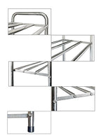 4 Tier Expandable Shoe Rack for Closet, Stainless Steel Shoe Shelf, Strong Weight Capacity Shoes Organizer, Easy to Install and Saving Space Standing Shelf with Sturdy Frame(4 Tier) - size: 4 Tier