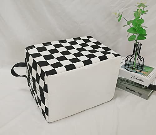 MAIZMZ Rectangular Storage Basket Collapsible Organizer Bin Waterproof Toy Box for Organizing Home/Dorm/Kitchen/Pet/Office/Closet/Shelf/Gift Baskets - color: Racing Flag