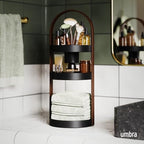 Umbra Bellwood Caddy - color: Black/Walnut, size: Large