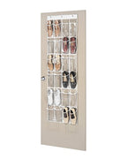 Whitmor 24 Pocket OTD Shoe Organizer Clear - size: 24 Pocket Clear