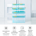 LocknLock Freezer Fit Plastic Freezer Containers | Airtight Stackable Food Storage for Meal Prep | Microwave & Dishwasher Safe | BPA Free Freezer Container with Lid, 1.65L - size: 1650ml