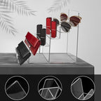 Acrylic Wallet Display Stand Purse Handbag Organizer, Clear Jewelry Riser Display Stand Purse Display Rack, Acrylic Display Shelf for Cosmetic Perfume Jewelry Sunglasses Handbag (6 Tier) - size: 1PCS-6 Tier