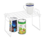 Whitmor Wire Grid Stacking Shelf Small, White - size: 1-TIER, 7"L x 12"W x 7"H